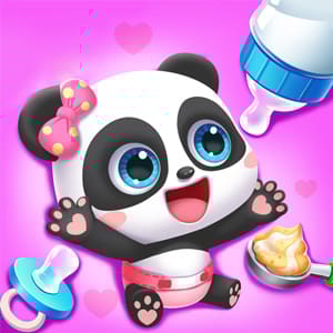 Baby Panda Girl Caring