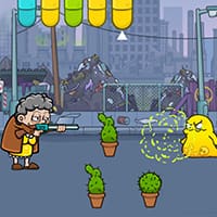 Granny Pills: Defend Cactuses