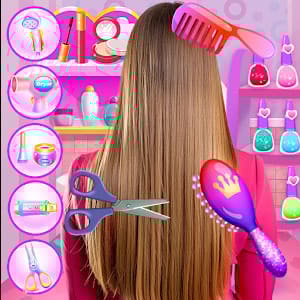 Hair Salon and Dress Up Girl