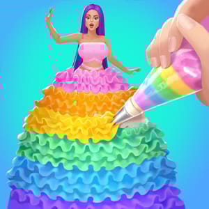Icing On Doll Cake