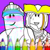 Roblox Coloring Game