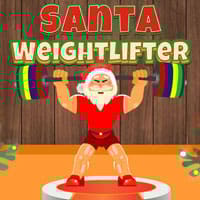 Santa Weightlifter