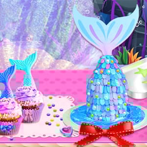 Unicorn Chef Mermaid Cake